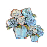 Lauren Dunn Blue Hydrangea Acrylic Bloom Block