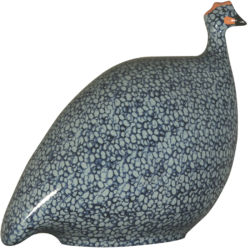 Electric Blue Spotted Guinea Fowl