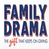 Family Drama Cocktail Napkin