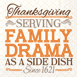 Serving Family Drama Bev Napkin