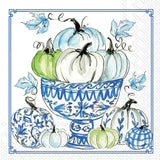 Chinoiserie Pumpkins Beverage Napkin