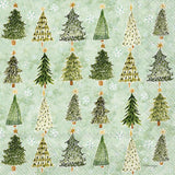 Christmas Tree Pattern Beverage Napkin