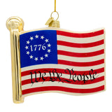 1776 American Flag Ornament