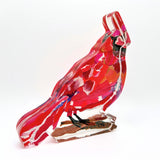 Lauren Dunn Visiting Cardinal Acrylic Block