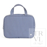 Navy Gingham Carry On