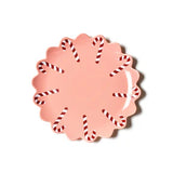 Provence Candy Cane Scallop Platter