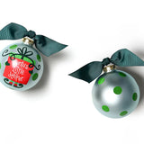 Blue Santa's Helper Ornament