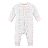 sugarplum steps zipped coverall w/ruffles