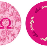 Sorority Acrylic Floral Coaster