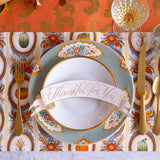 Antique Pumpkin Frame Placemat - Pad of 20