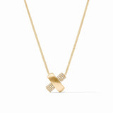 Catalina Pave X Necklace