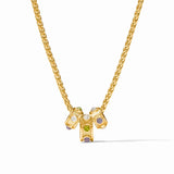 Cobblestone Loop Necklace-Multi Stone Cat's Eye