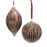 Brown Ball/Finial Ornament