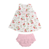 strawberry kisses hand smocked dress