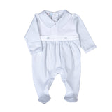 Blue Stripes Bib footie