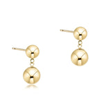 Classic 10mm Ball Drop Stud Gold