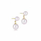 Classic Pearl 8mm Ball Drop Stud Pearl