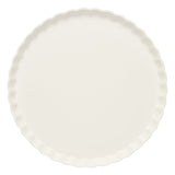 Eco Pleated Dinner Plate White