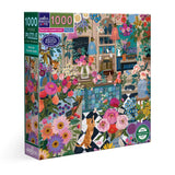 English Flower Shop 1000 Piece Puzzle