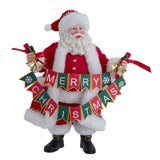 Santa w/ Christmas Banner