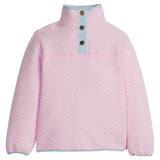 Light Pink / Light Blue Classic Quilted Pullover