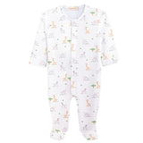 Tiny Safari Printed Pima Footie