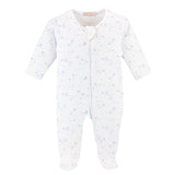 whisper of stars blue zipped footie