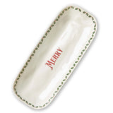 Merry Rectangular Platter