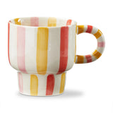 Ava Stripe Mug Red Multi