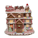Claydough Gingerbread House W/Santa