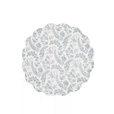 Braganza Teal Round Placemat