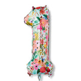 Garden Party Numbered Foil Balloon