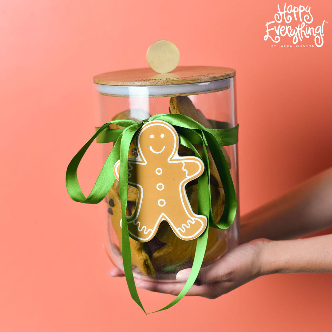 Happy Everything Attachment Gingerbread Cookie