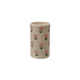 Flower Scalloped Edge Vase