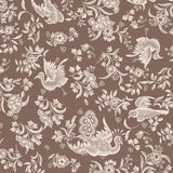Brown Regal Peacock Cocktail Napkin