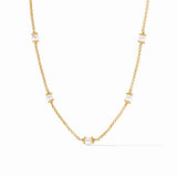 Pearl Hydra Delicate Station Necklace