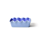 Iris Blue Drop Ruffle Loaf Pan