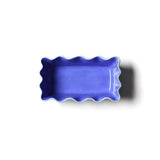 Iris Blue Drop Ruffle Loaf Pan
