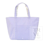 Gingham Lilac Jumbo Tote X-Large Tote