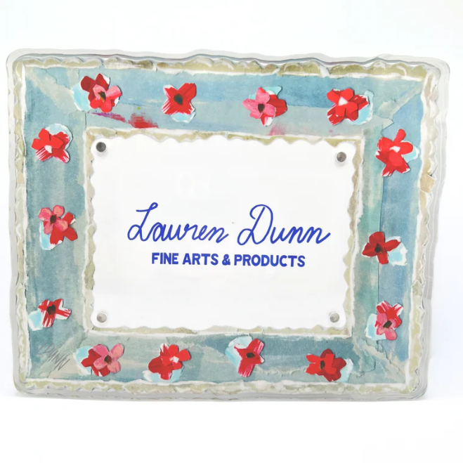 Lauren Dunn Vintage Blues Acrylic Frame