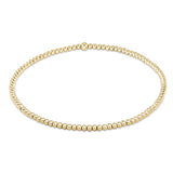 Classic Gold 2mm bead bracelet