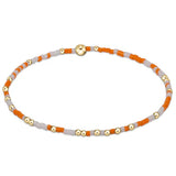 egirl Gameday Hope Unwritten Bracelet Orange White