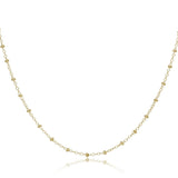 17" Choker Simplicity Chain Gold Classic Gold 2mm