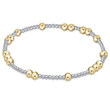 Hope Unwritten 4mm Bead Bracelet Mixed Metal
