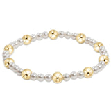 Pearl Classic Sincerity 6mm Gold bead bracelet