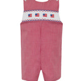 Flags Red Gingham John John