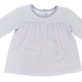 Lavender Stripe Basics Isla Knit Top