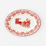 Yuletide "Enamel" Oval Platter