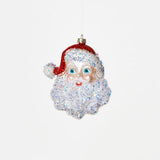 Glittery Santa Ornament