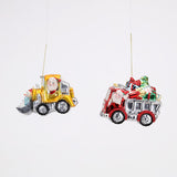 Santa Construction Ornament